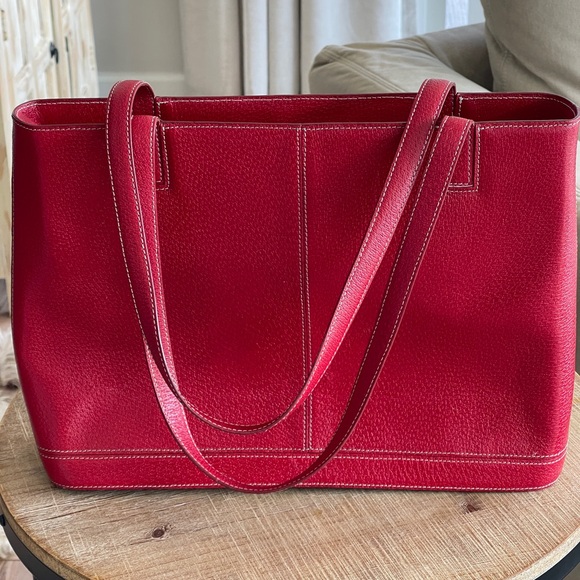 Tusk Vintage Red Tote Bag - Picture 5 of 6